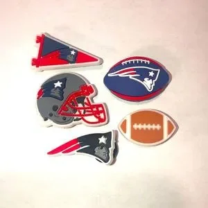 Accessories Nip New England Patriot Crocjibbitz Shoe Charms Poshmark